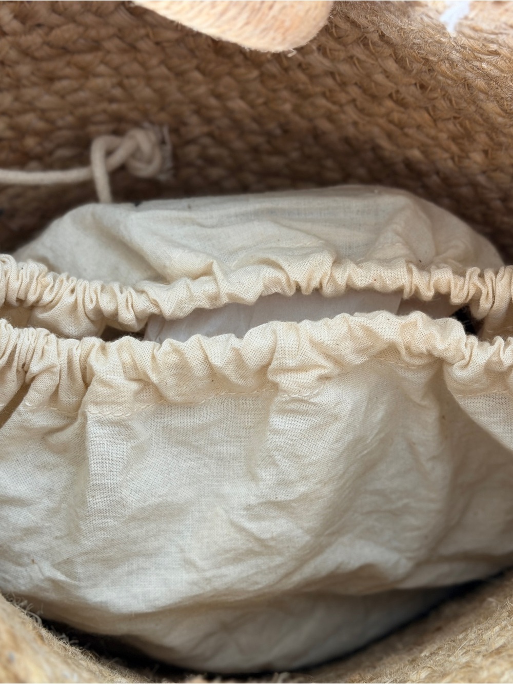 Zara Collection Natural Woven Jute Crossbody Tote Bag Boho Resort Beach - Picture 5 of 9
